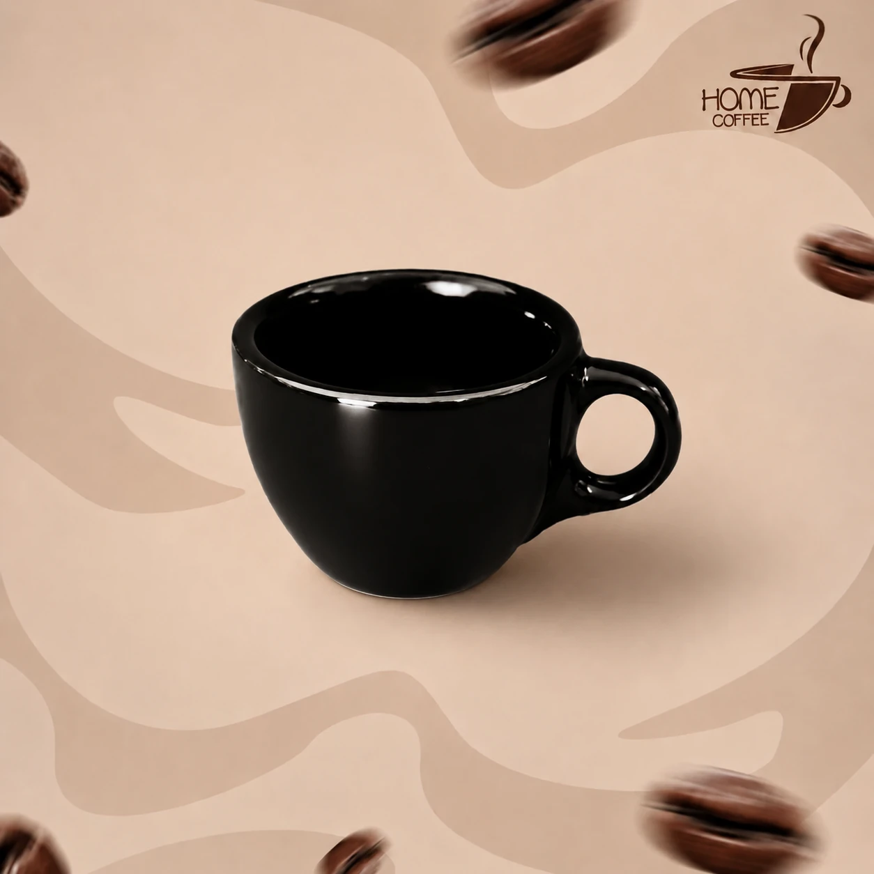 فنجان قهوه دبل مشکی
